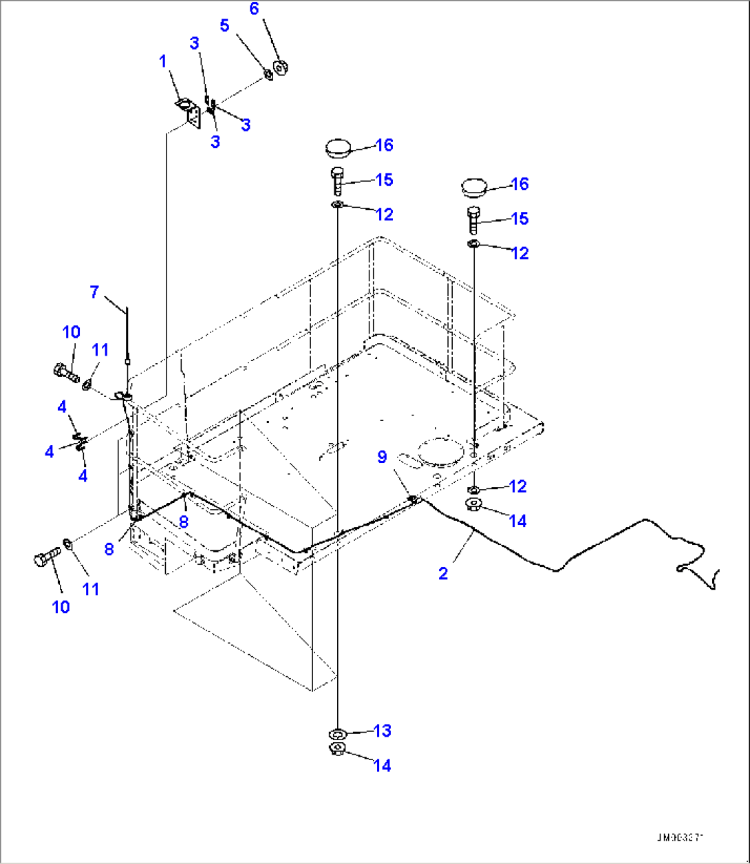 Platform R.H., ORBCOMM Antenna (#80138-80228)