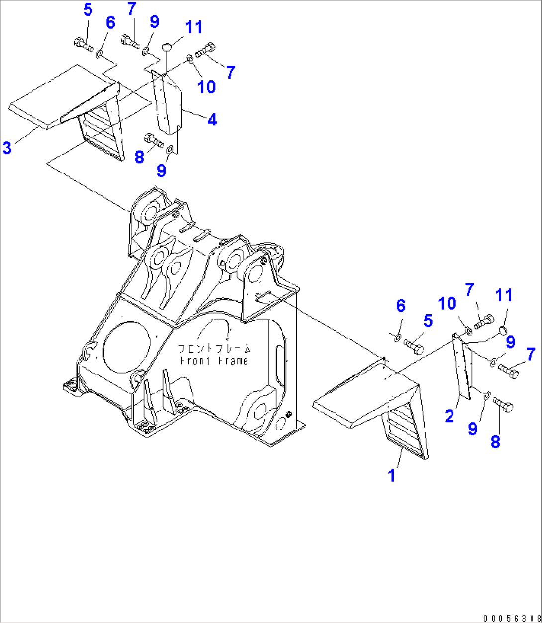 FRONT FENDER(#70001-70001)