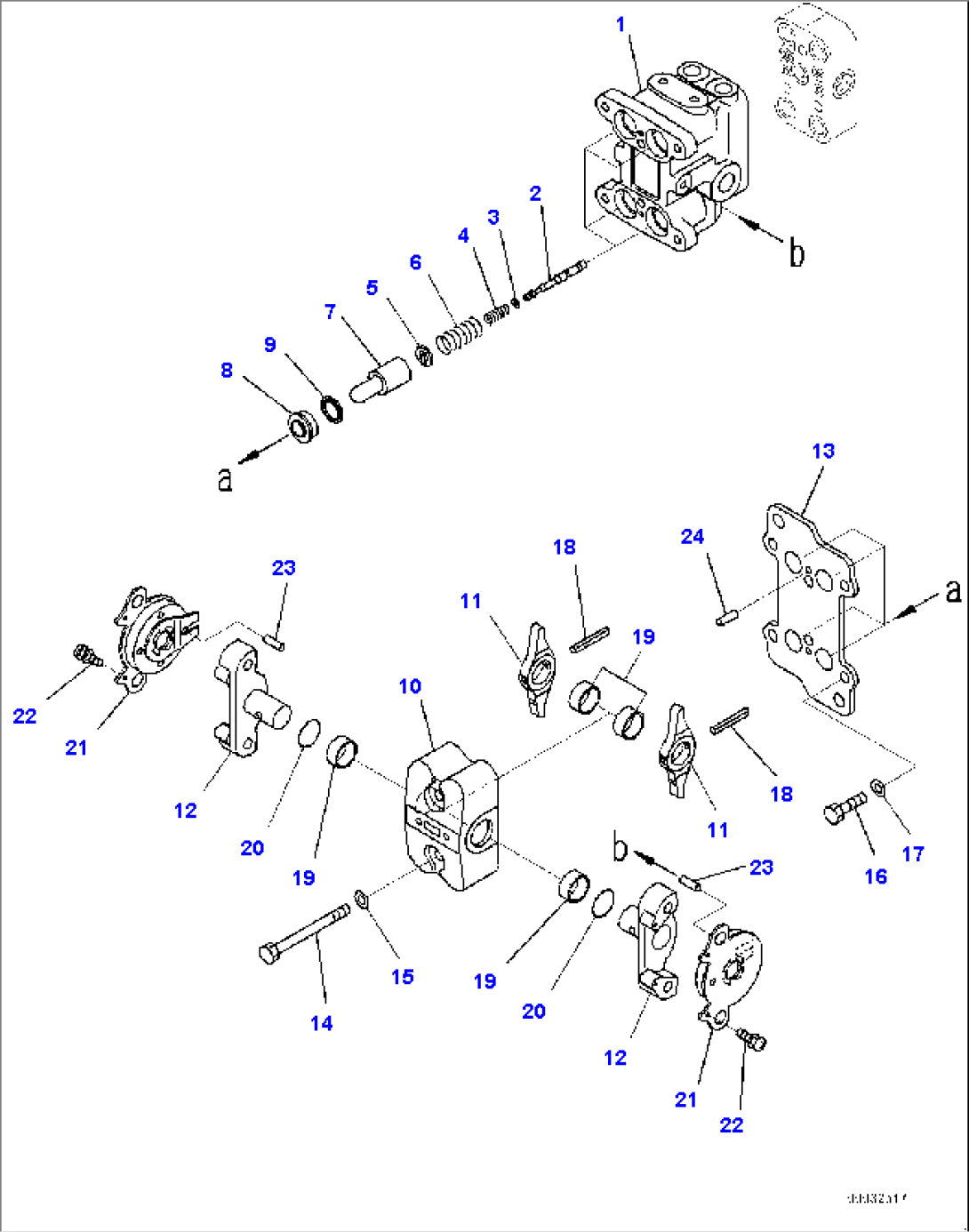 Cab, PPC Valve for Travel (1/2) (#70458-)