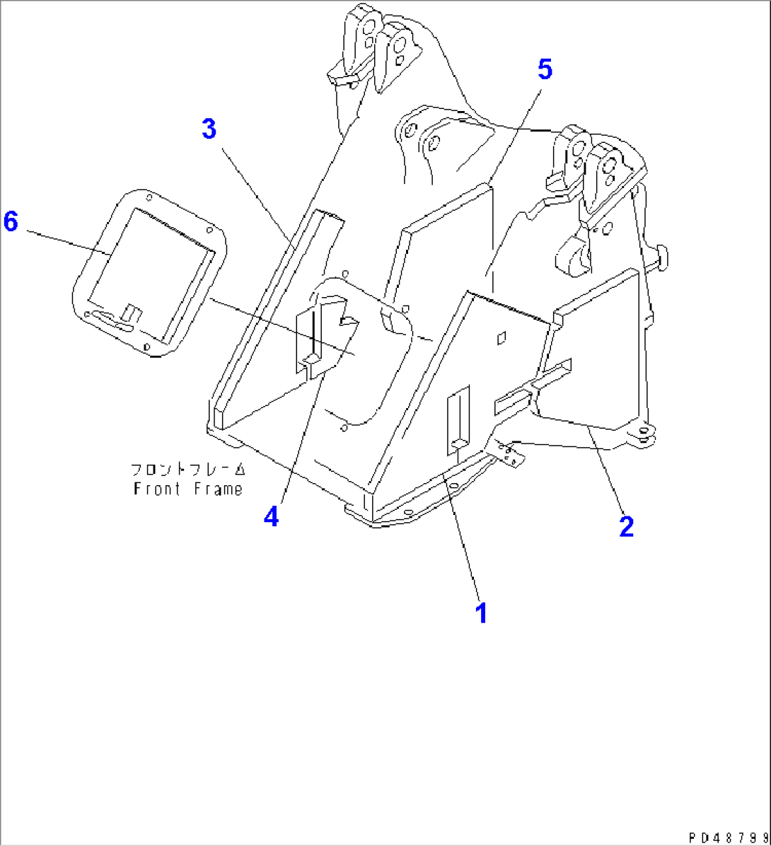 NOISE ABATEMENT PARTS (1/3) (FOR FRONT FRAME) (WITH DOUBLE MUFFLER) (SUPER SILENT SPEC.)(#60001-)