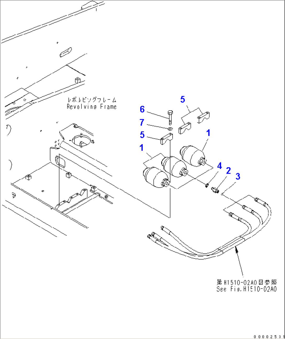 BRAKE LINE (UPPER) (BRAKE ACCUMULATOR)