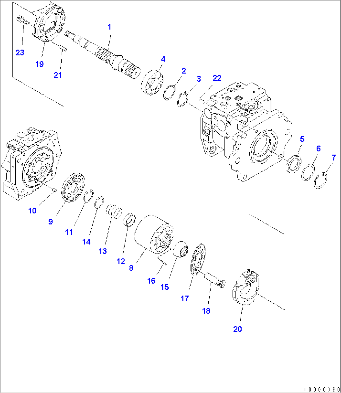 HYDRAULIC PUMP (LOADER) (3/8)