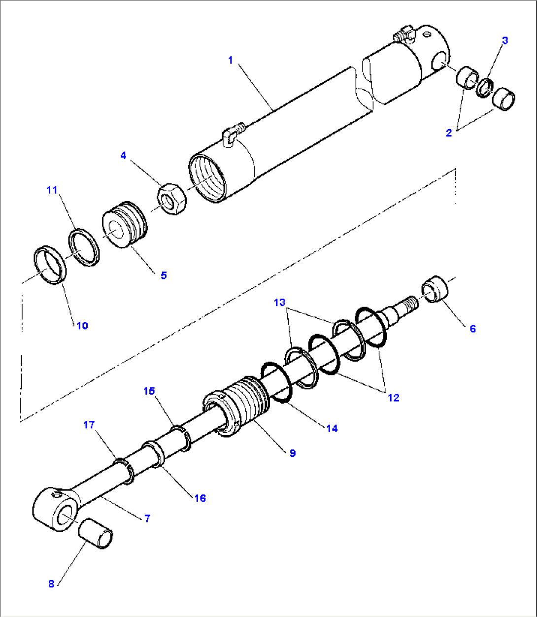 EXTENDED ARM CYLINDER