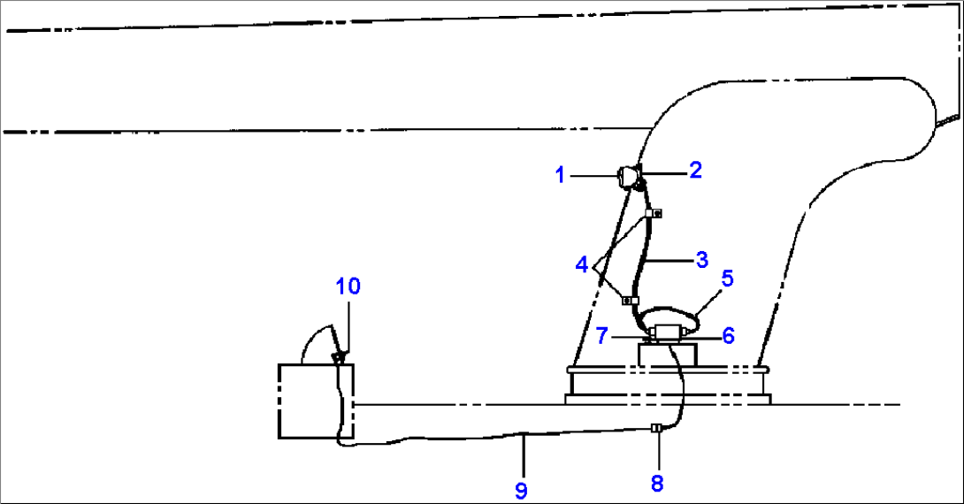 FLOOD LIGHTS - PEDESTAL MOUNTED S/N 09695 THRU 10459