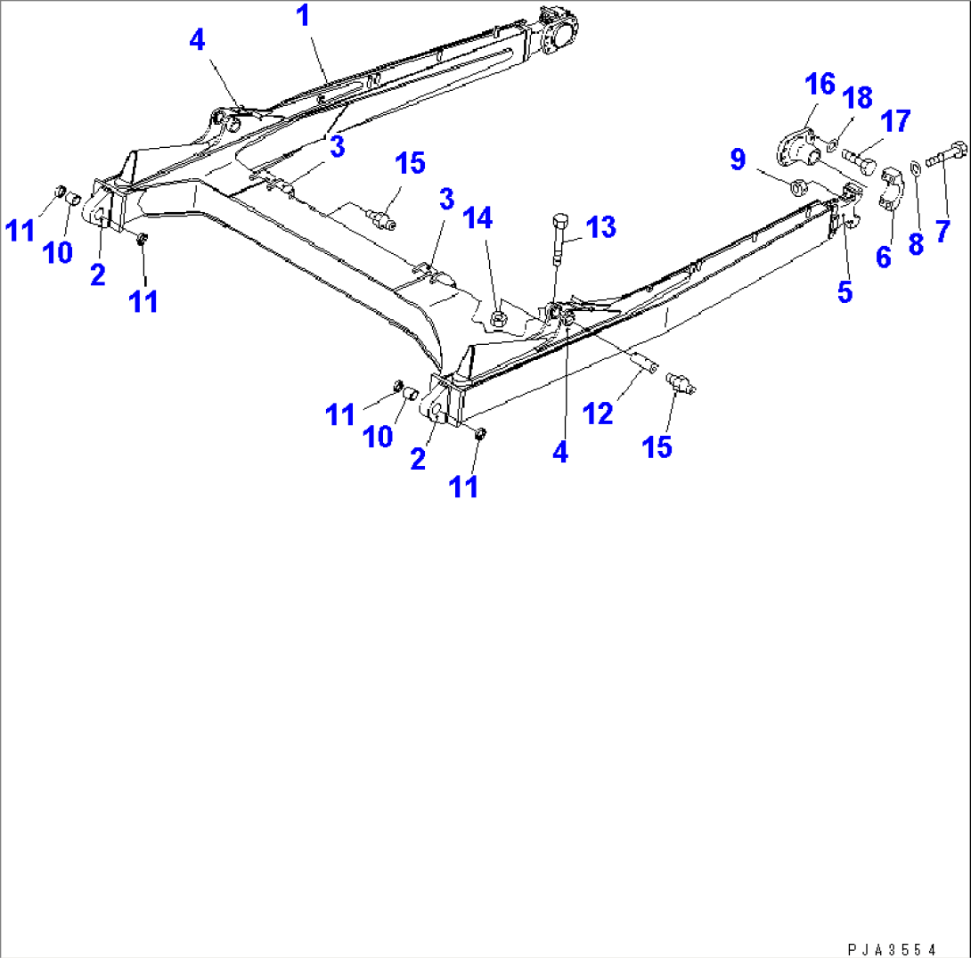 H-FRAME (FOR TRIMMING DOZER)