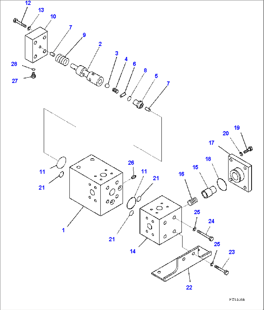 Pipelayer Frame, Slow Return Valve (#15479-)