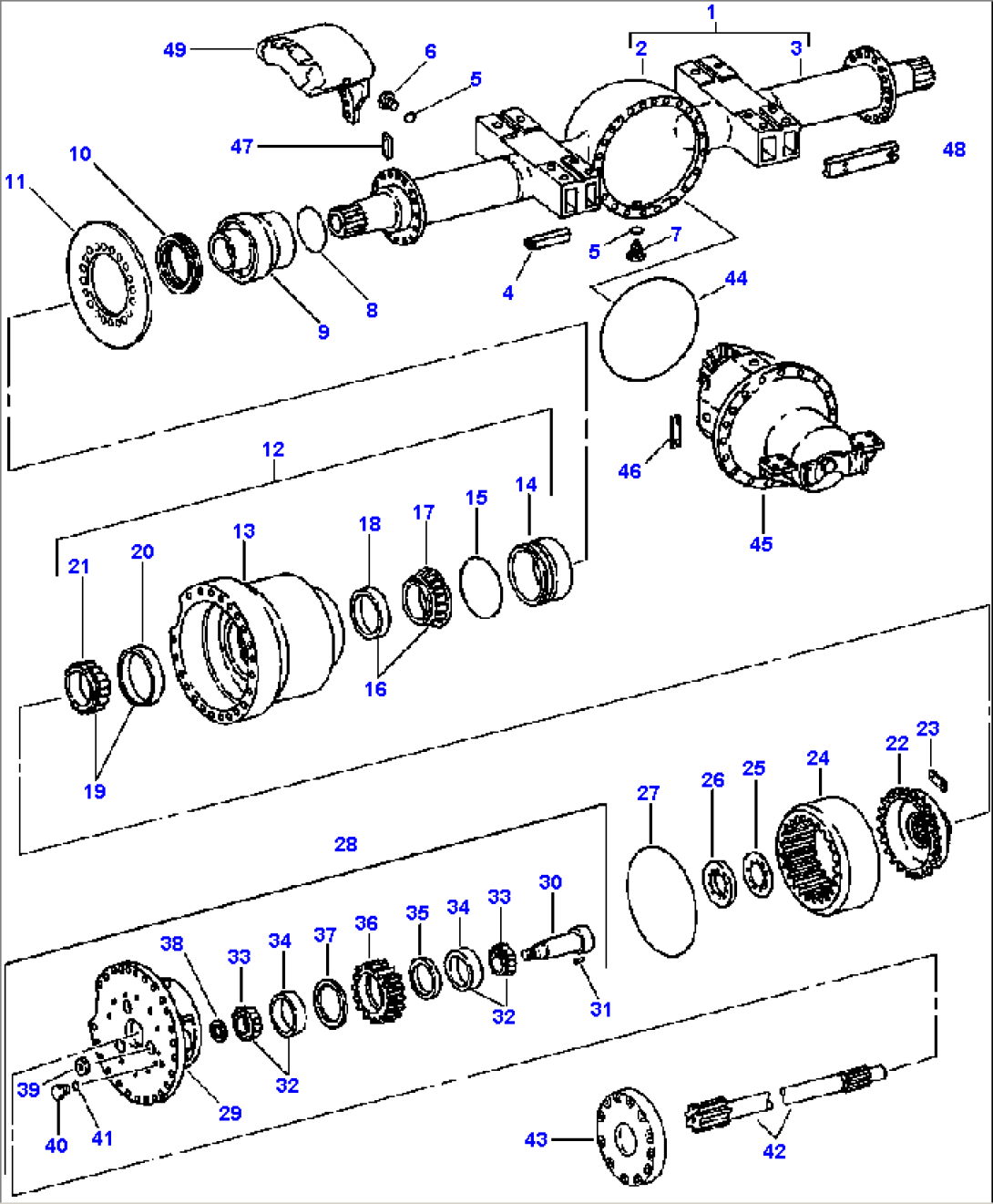 DRIVE AXLE REAR