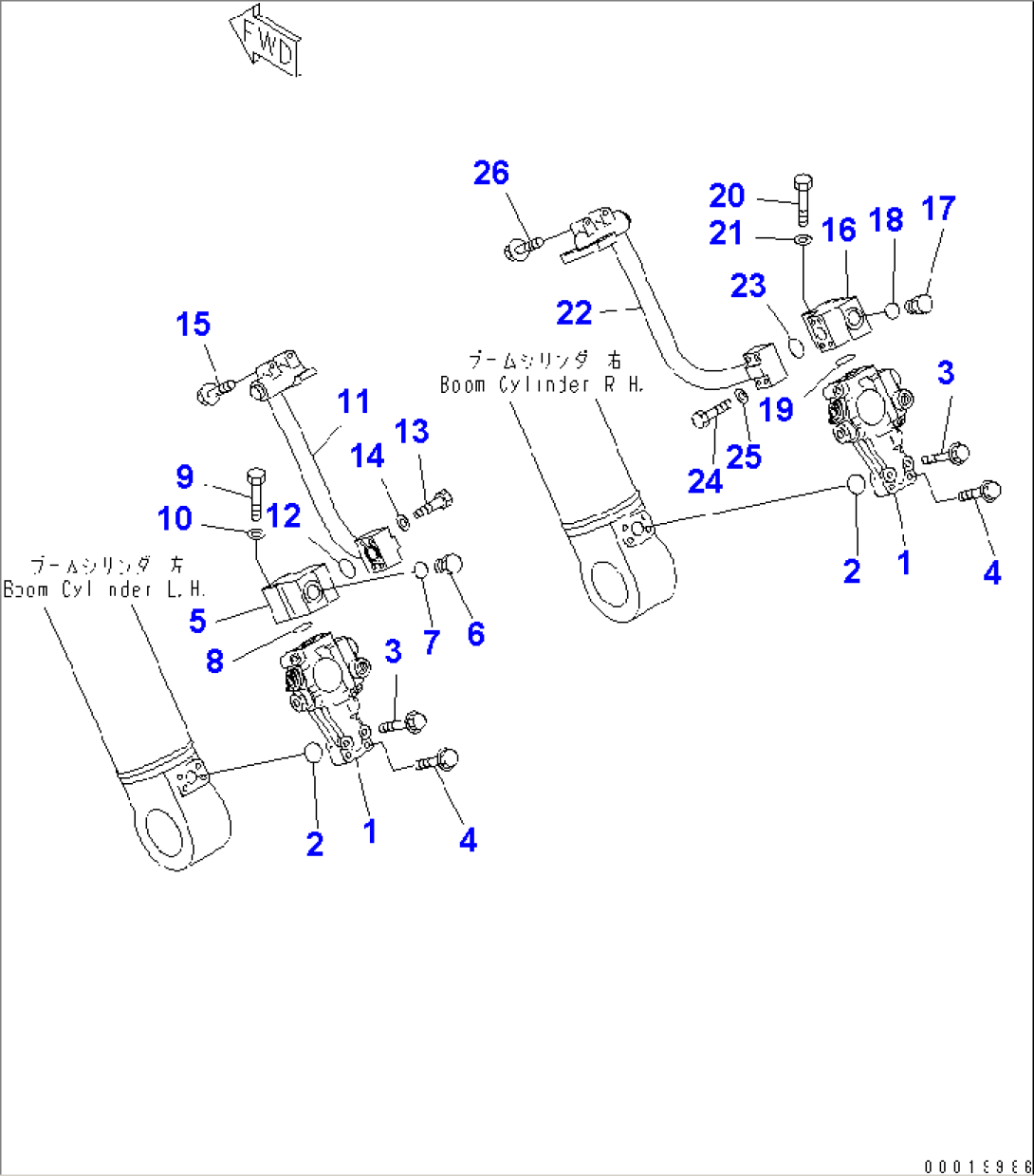 BURST VALVE LINE (BOOM BURST VALVE)