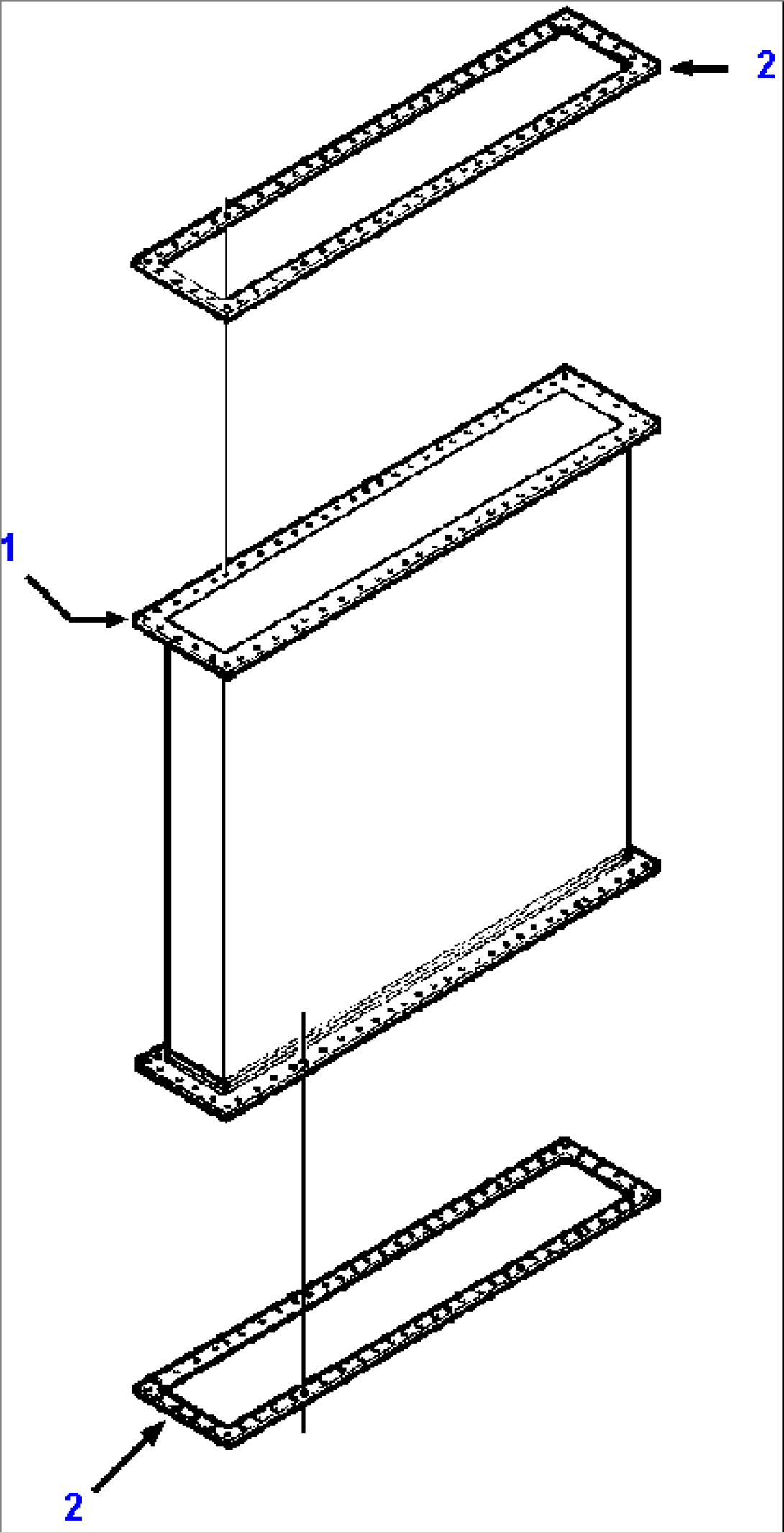 ARMORED RADIATOR CORE - MODINE - STANDARD MACHINES