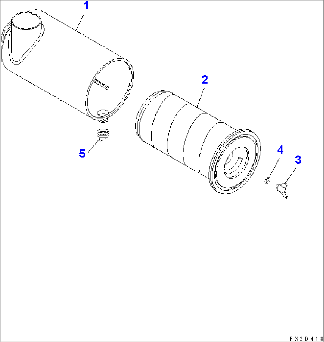 INTAKE SYSTEM (AIR CLEANER INNER PART)(#15301-)