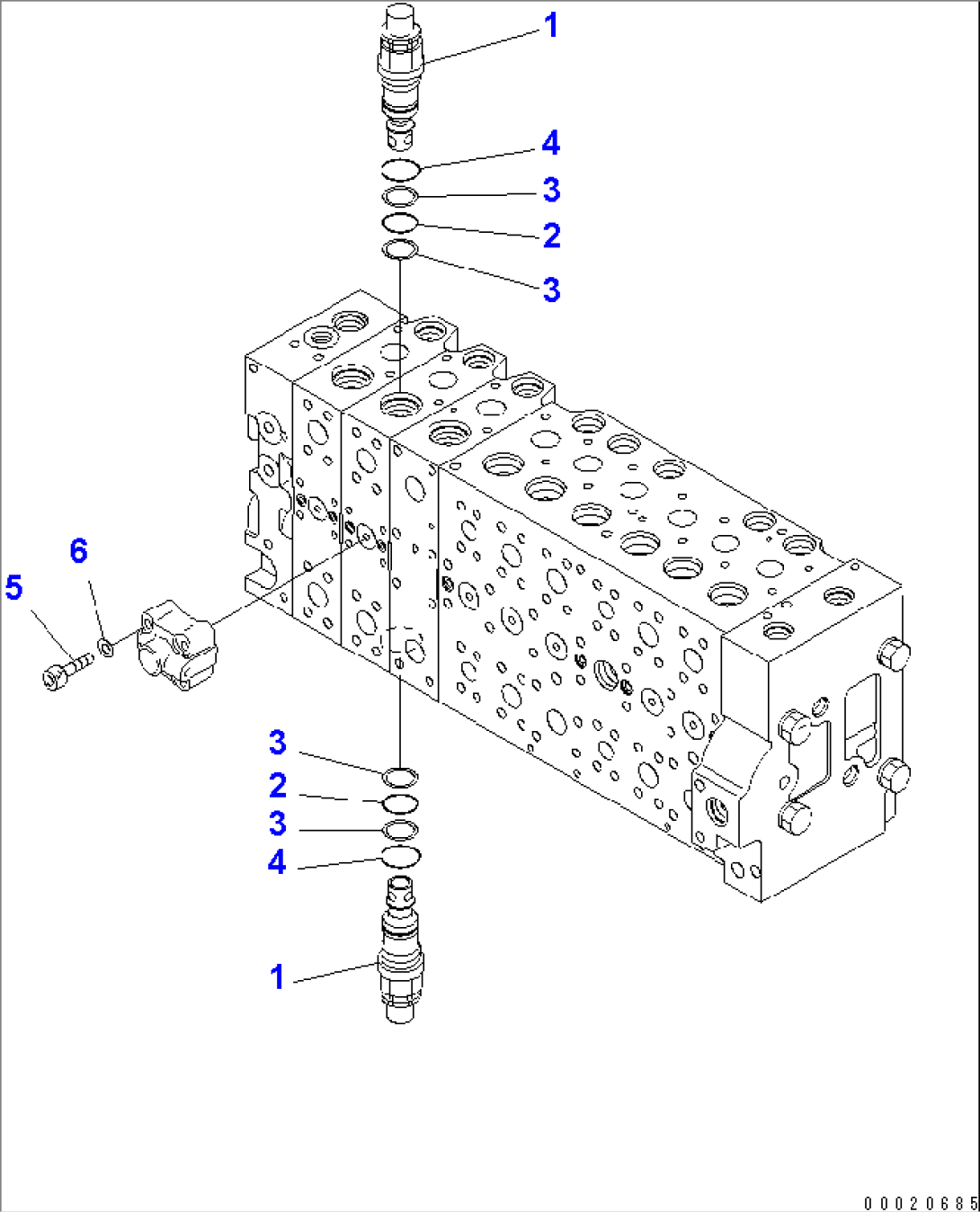 MAIN VALVE (2-ACTUATOR) (22/25)