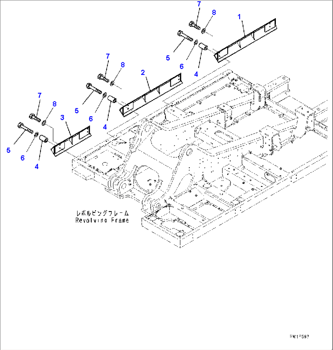Revolving Frame Deck Guard (#65001-)