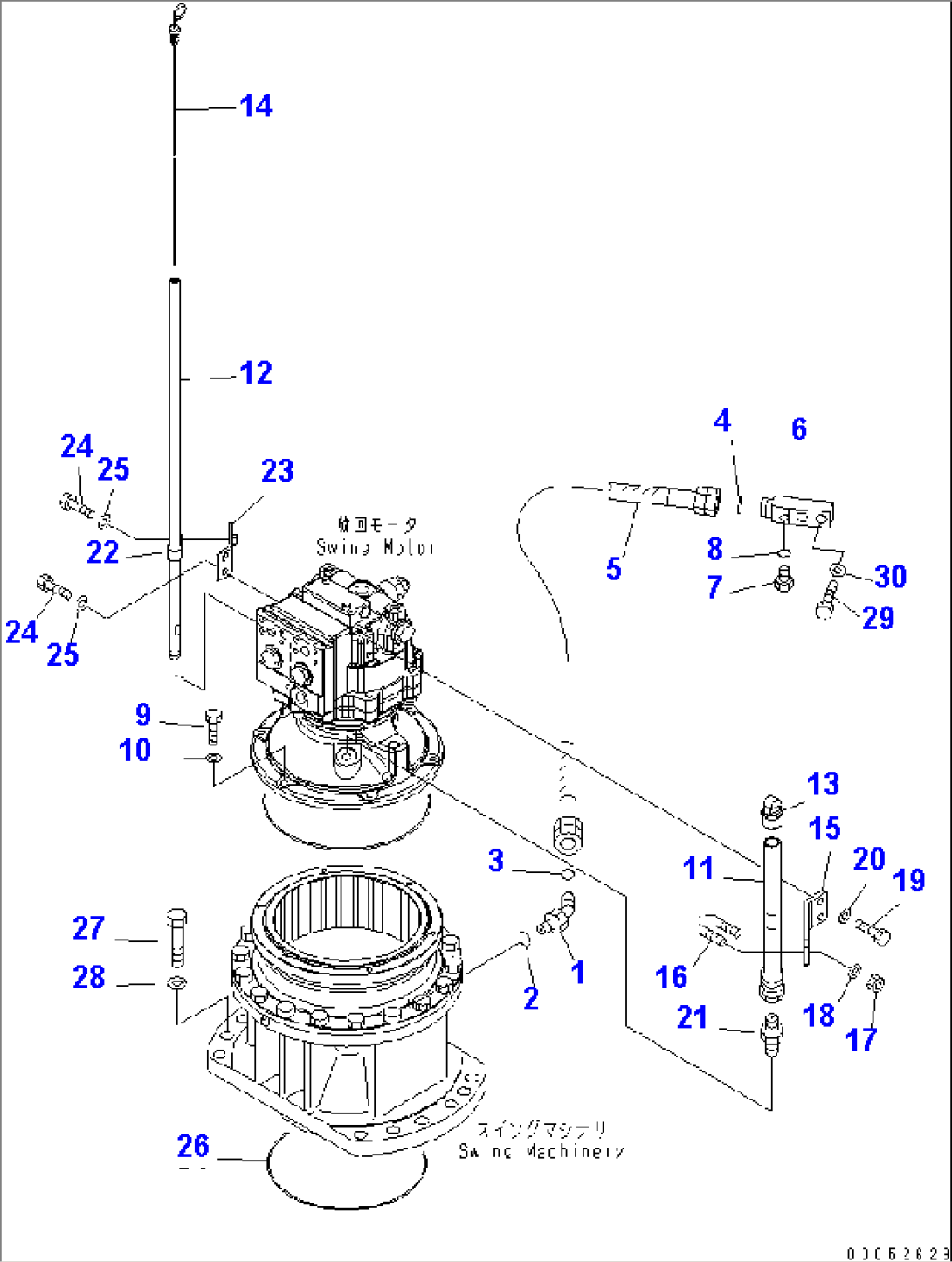 SWING MACHINERY (GAUGE AND DRAIN PIPING)