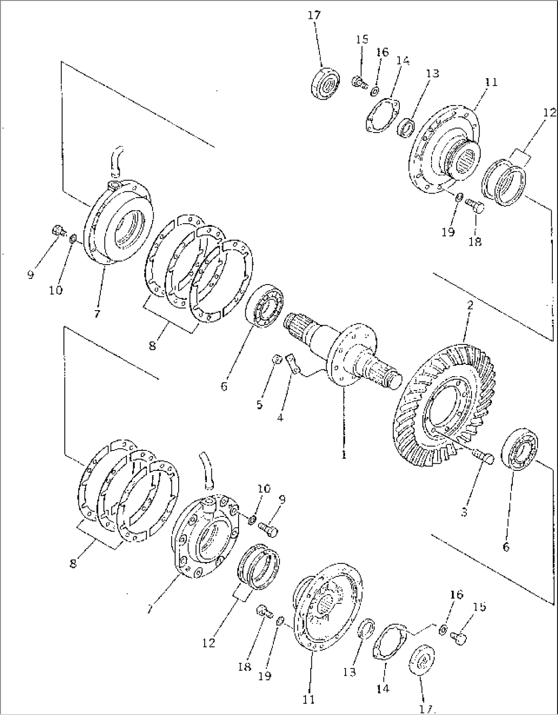 BEVEL GEAR AND SHAFT