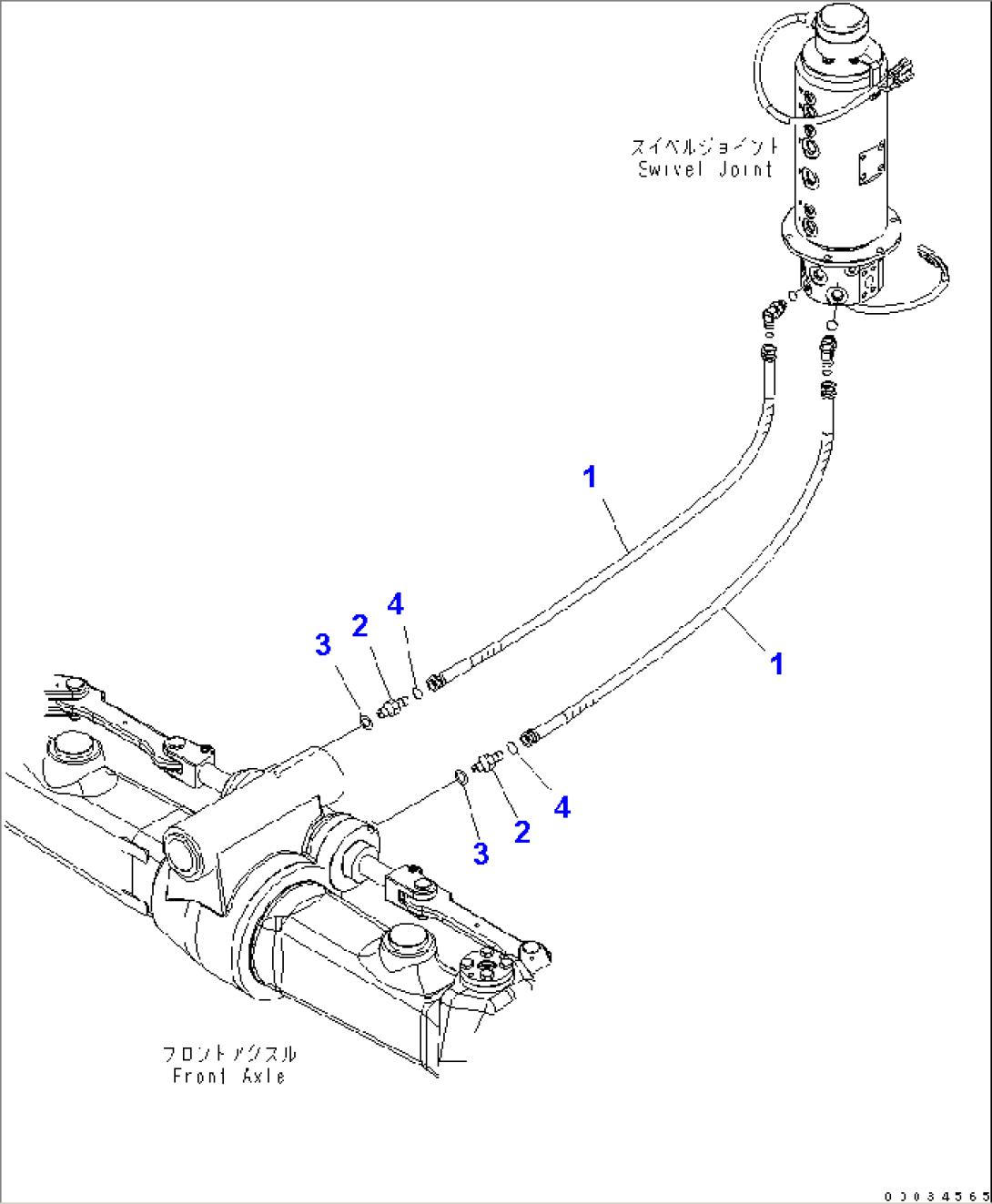 STEERING LINE (LOWER)