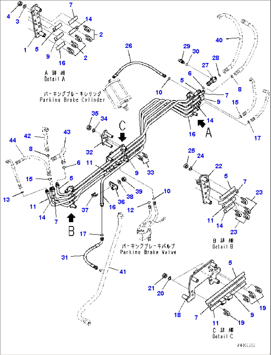 Brake Piping, Brake Piping (#50001-)
