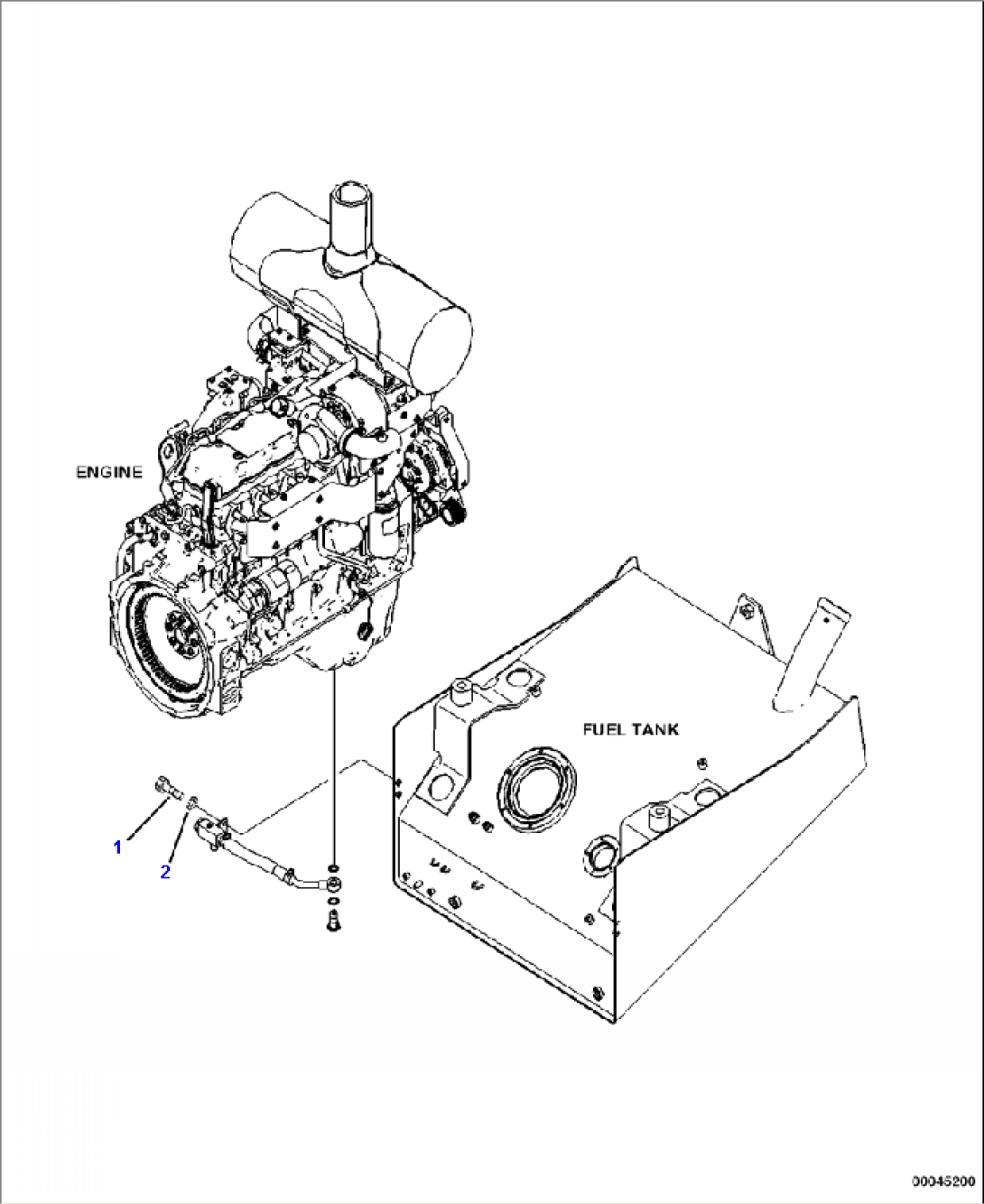 B0110-06A0 ENGINE DRAIN MOUNTING