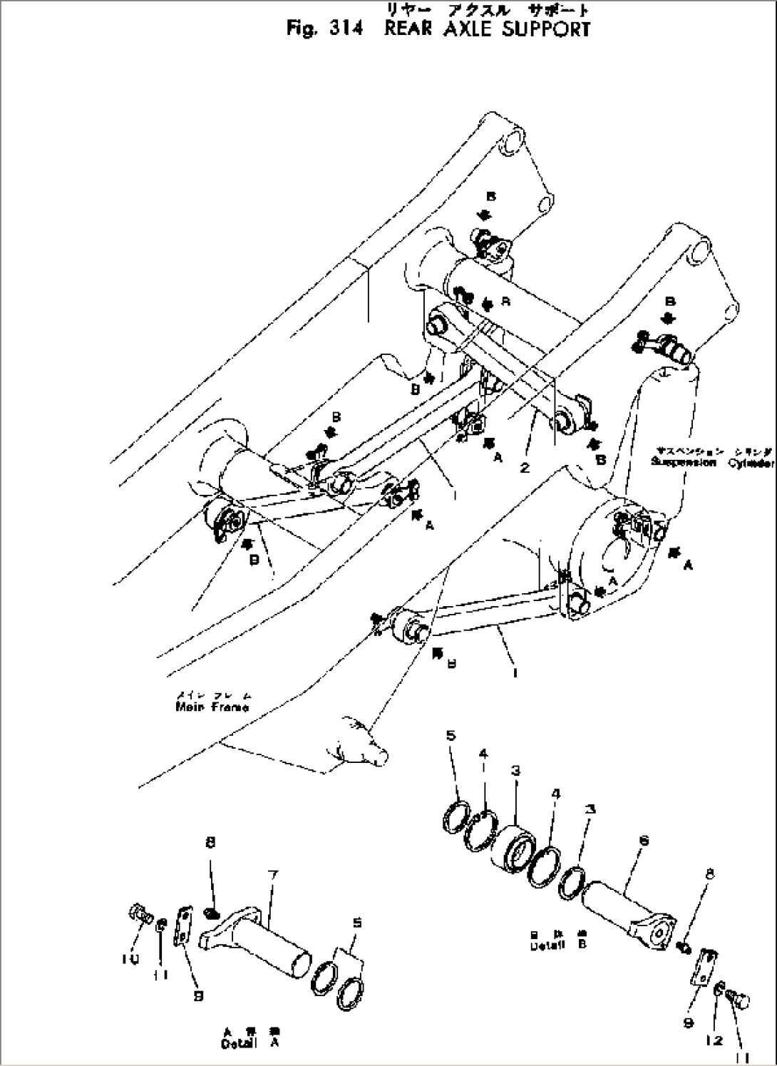 REAR AXLE SUPPORT