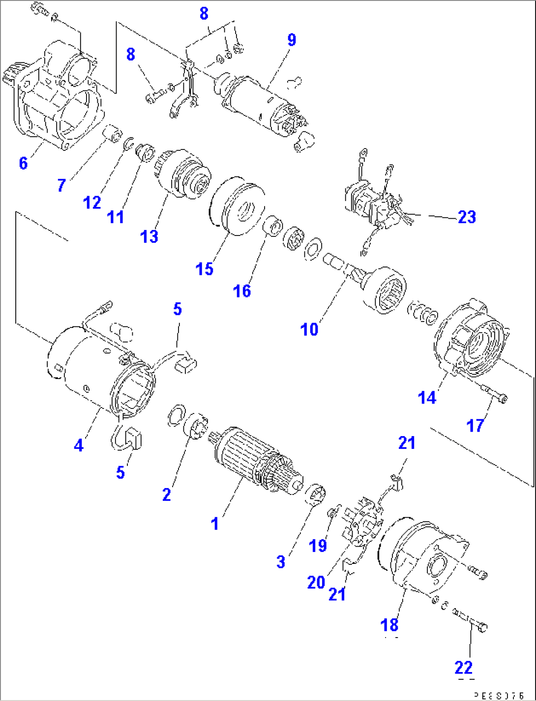 STARTING MOTOR (2.8KW)