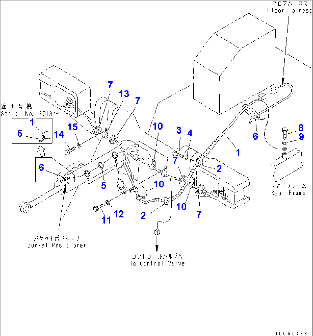 WIRING HARNESS (FRONT FRAME LINE)(#12001-)