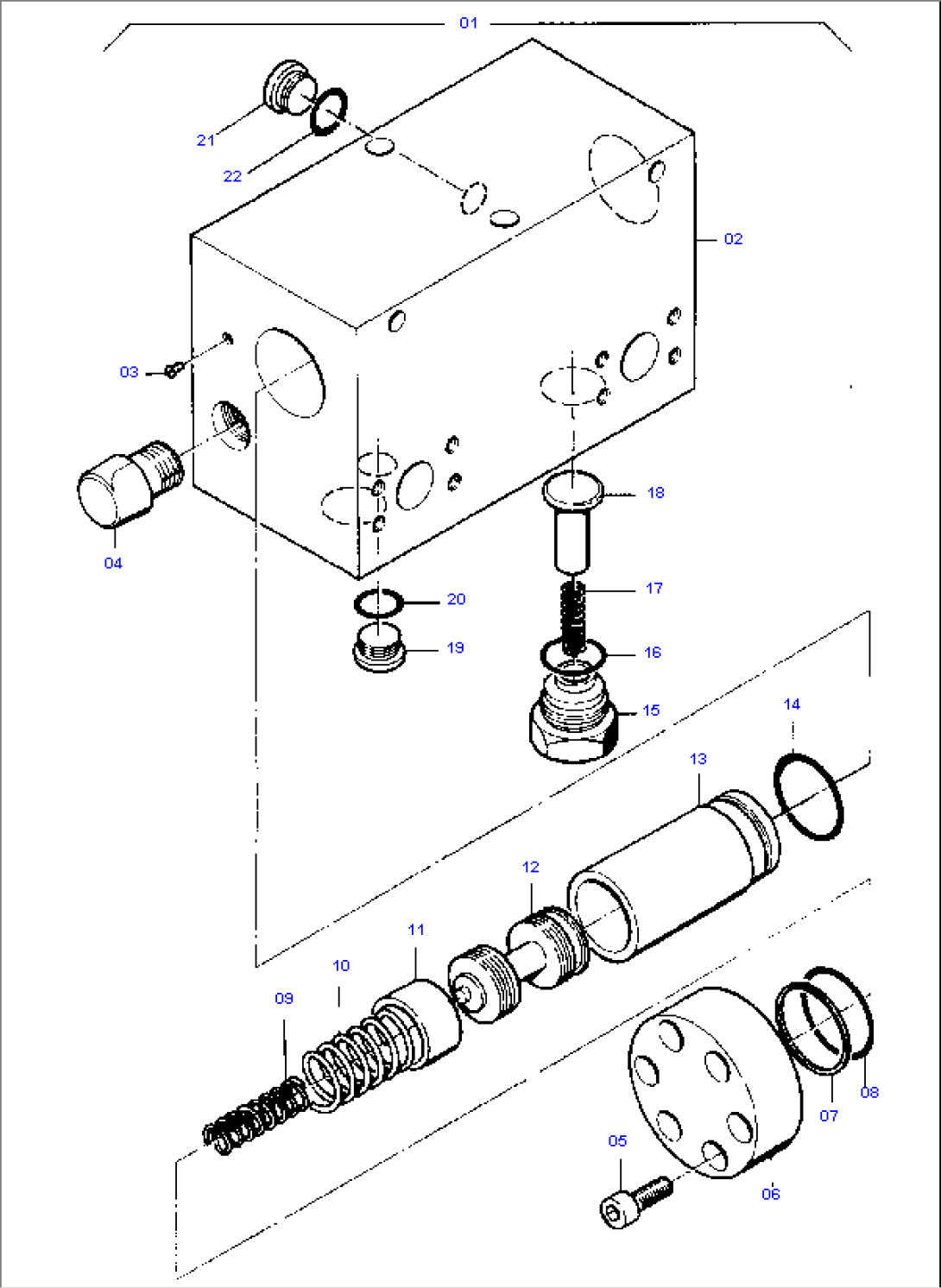 Travelling Gear Brake Valve