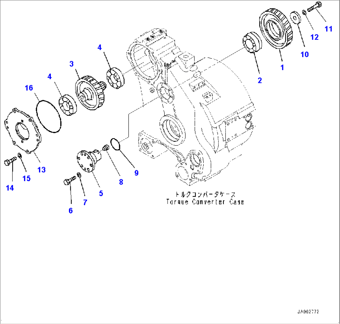 Power Train, PTO (Power Take Off) Gear (#80001-)