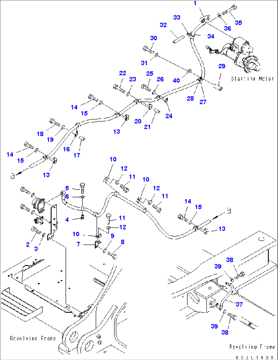 ELECTRIC WIRING (STARTING HARNESS)