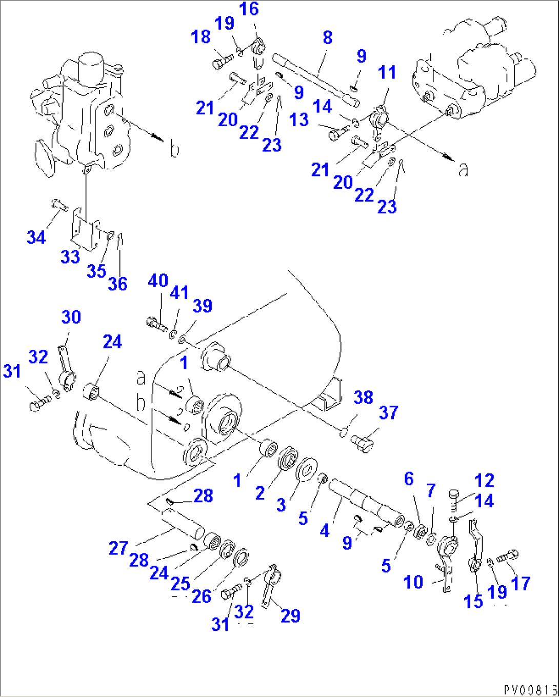 HYDRAULIC TANK AND VALVE (2/2) (FOR MULTI-PURPOSE BUCKET)(#9001-)