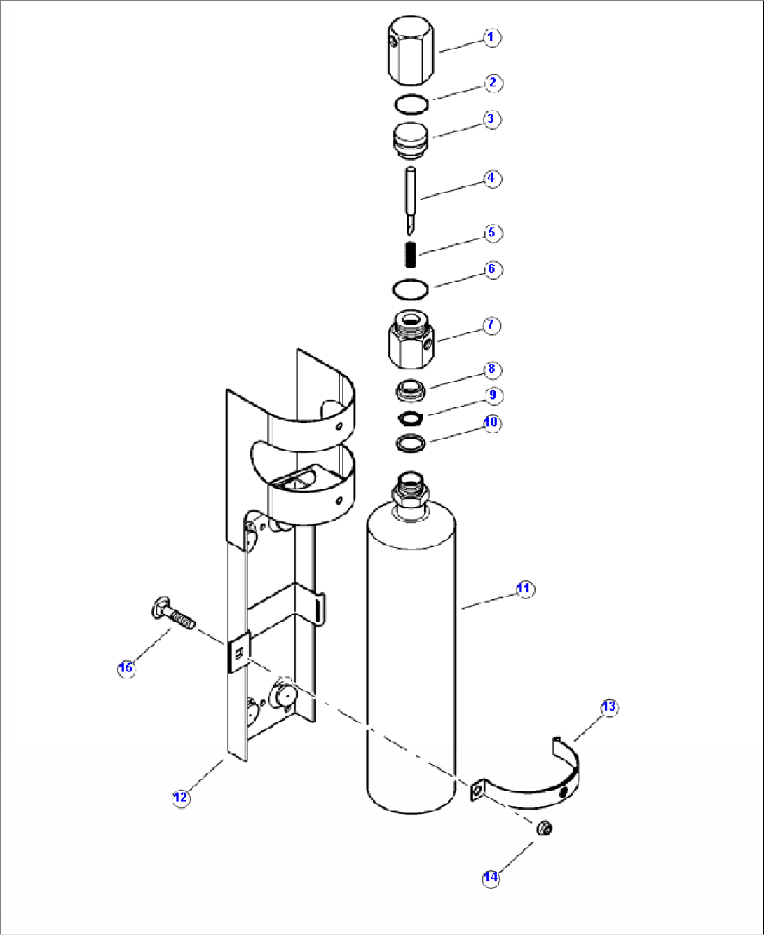 V0100-03A0 FIRE SUPPRESSION SYSTEM PNEUMATIC ACTUATOR