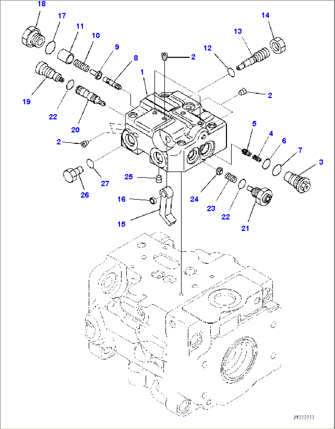 Hydraulic Pump, Work Equipment and Fan Pump (2/4) (#95001-)