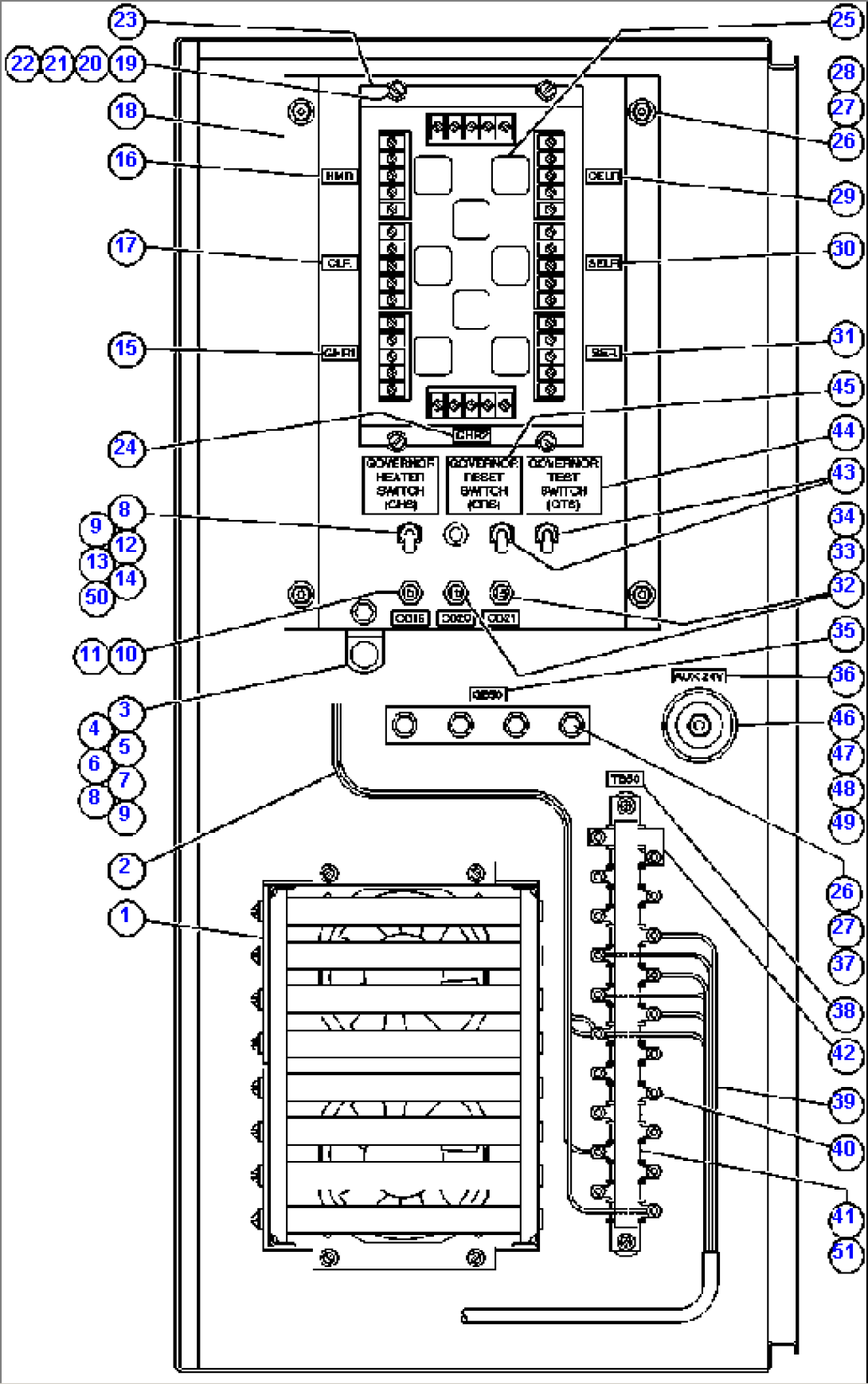 MTU ENGINE GOVERNOR BOX