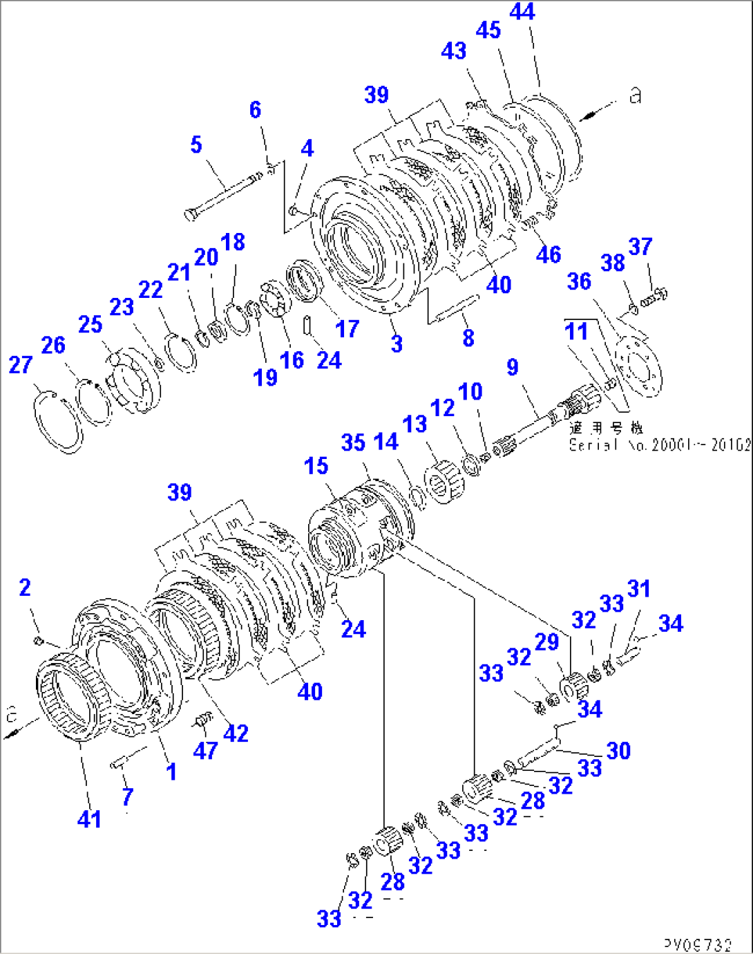 TRANSMISSION (FORWARD AND REVERSE CLUTCH) (4/10)