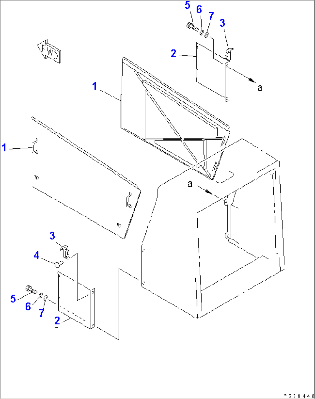 SIDE PANEL (WITH REAR FENDER)(#4501-4629)