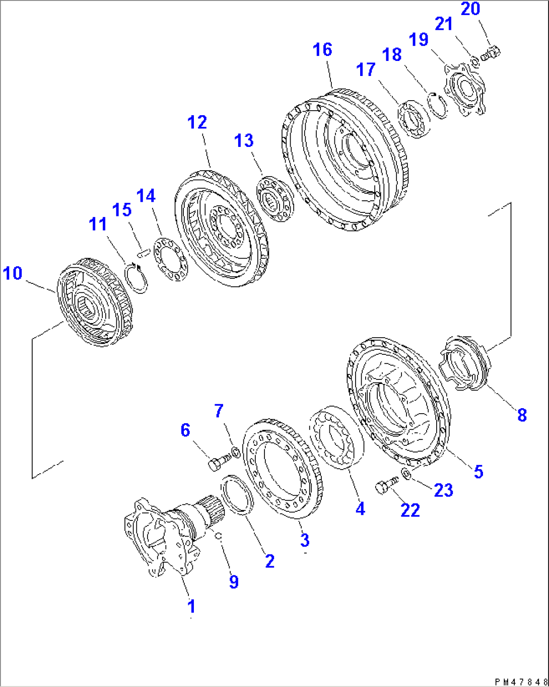 TORQUE CONVERTER(#60001-)