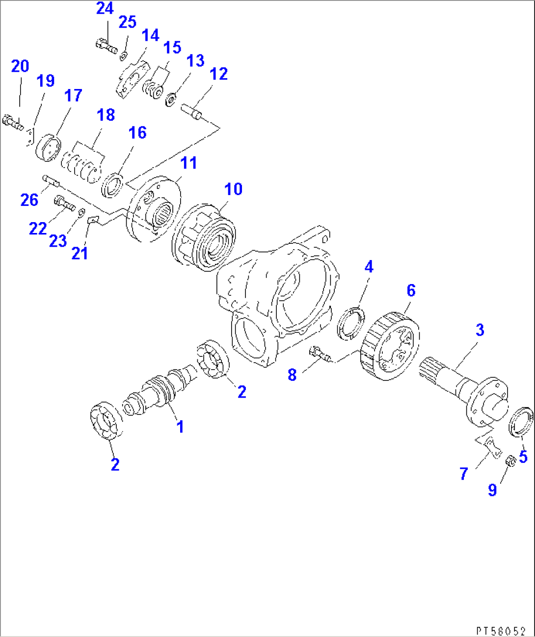 CIRCLE REVERSE GEAR (2/2)(#5001-5310)