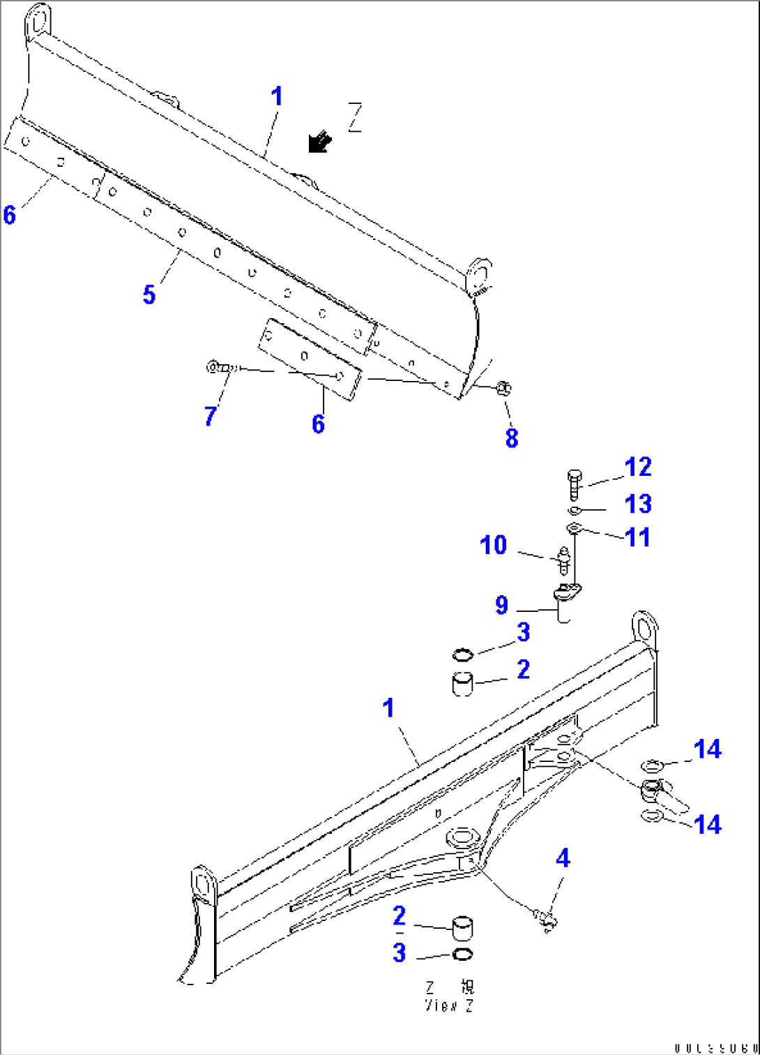 BLADE (FOR POWER ANGLE BLADE)