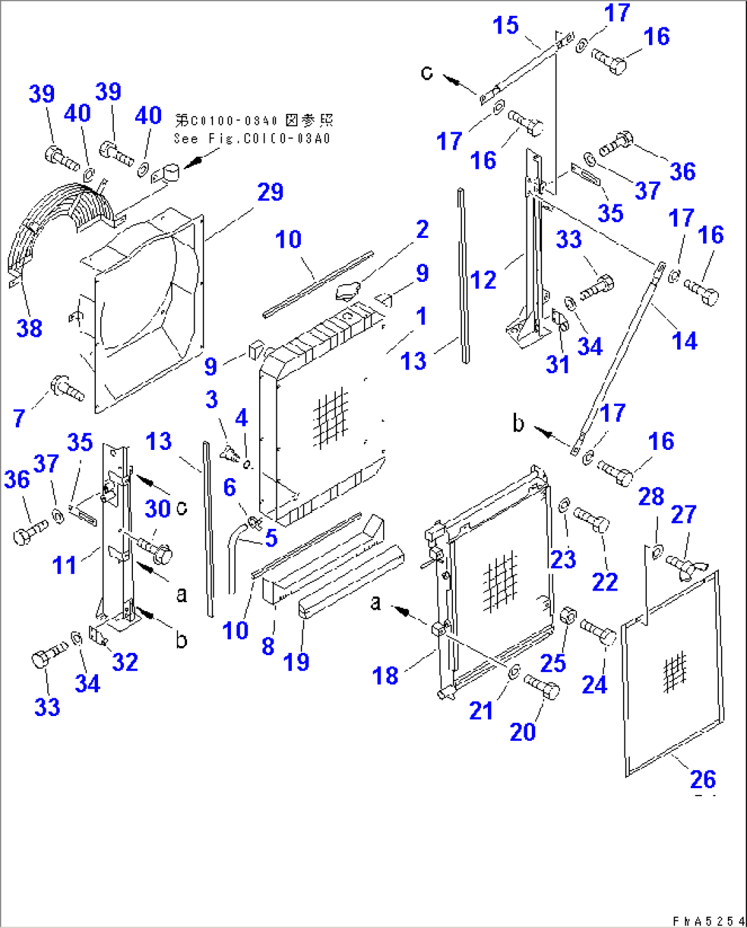 COOLING (RADIATOR AND OIL COOLER)(#45001-49820)