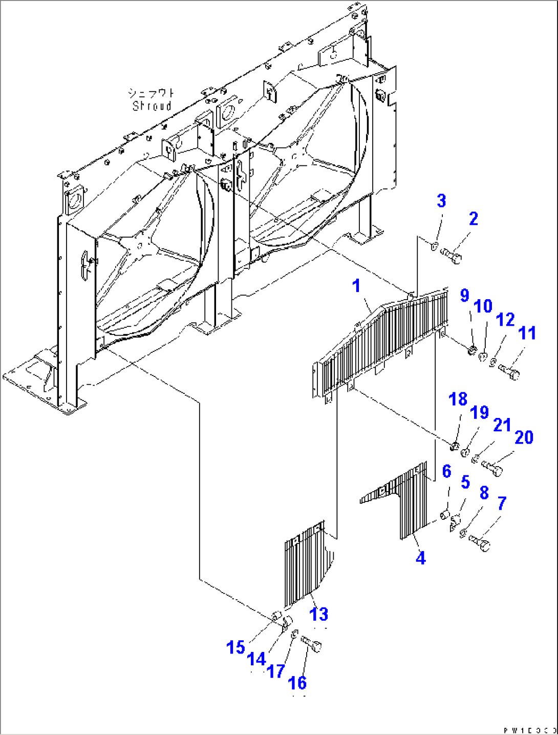 COOLING (FAN GUARD)(#11002-)