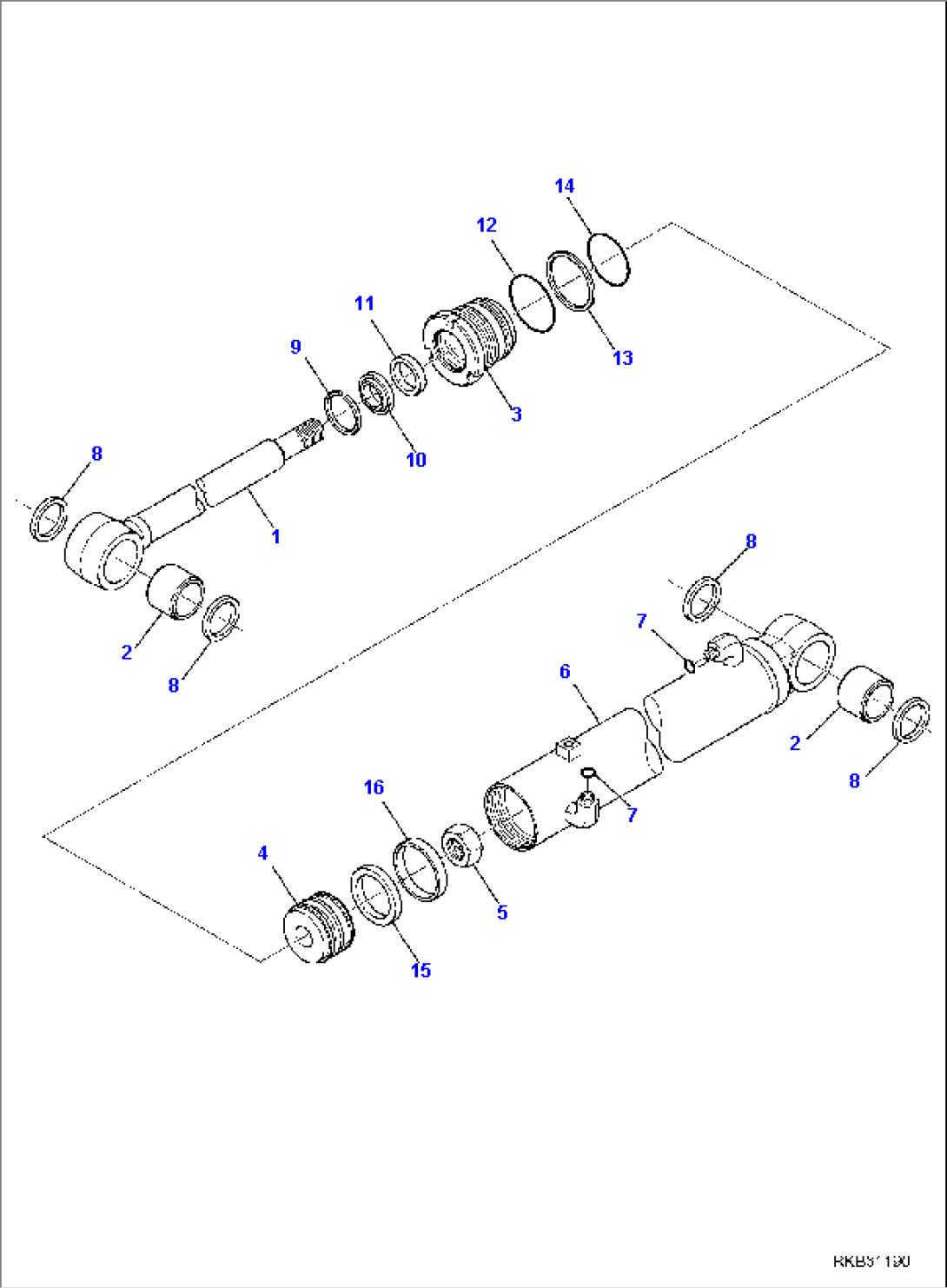 BUCKET CYLINDER (L.H.)