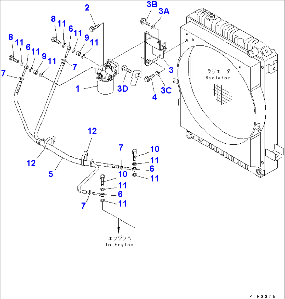 ENGINE (CORROSION RESISTOR LINE) (EXCEPT JAPAN)(#15301-)