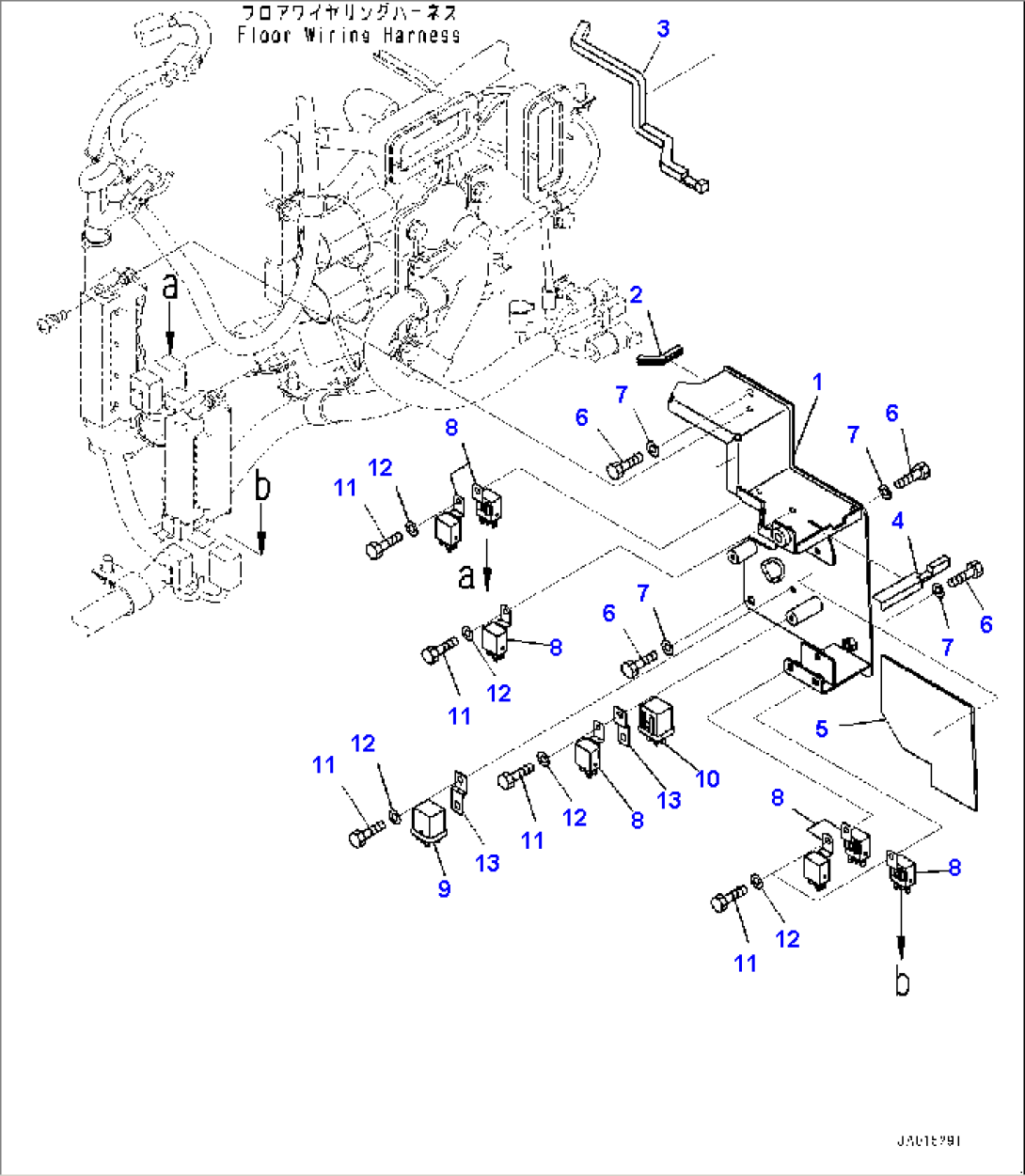 Cab, Wiring Harness Mounting (2/2) (#22083-)
