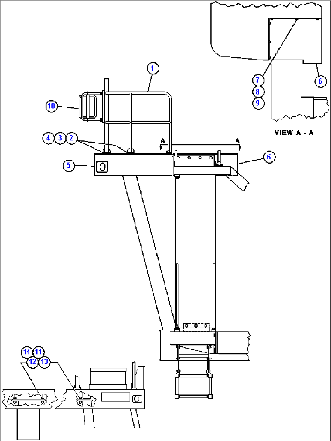 RIGHT DECK & HANDRAILS