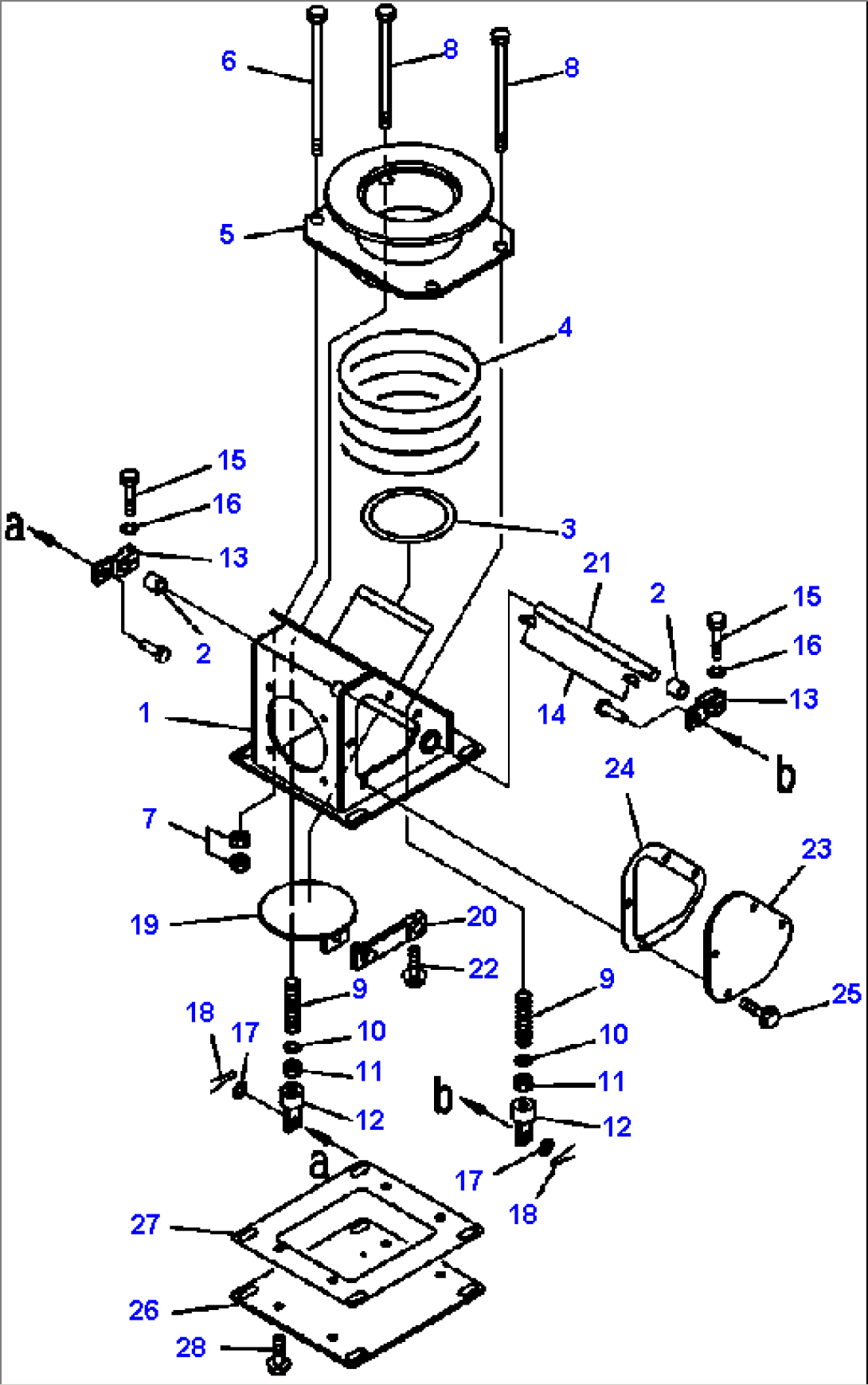 B0300-03A0 EXHAUST PIPING EXHAUST HEATING BODY (3/4)
