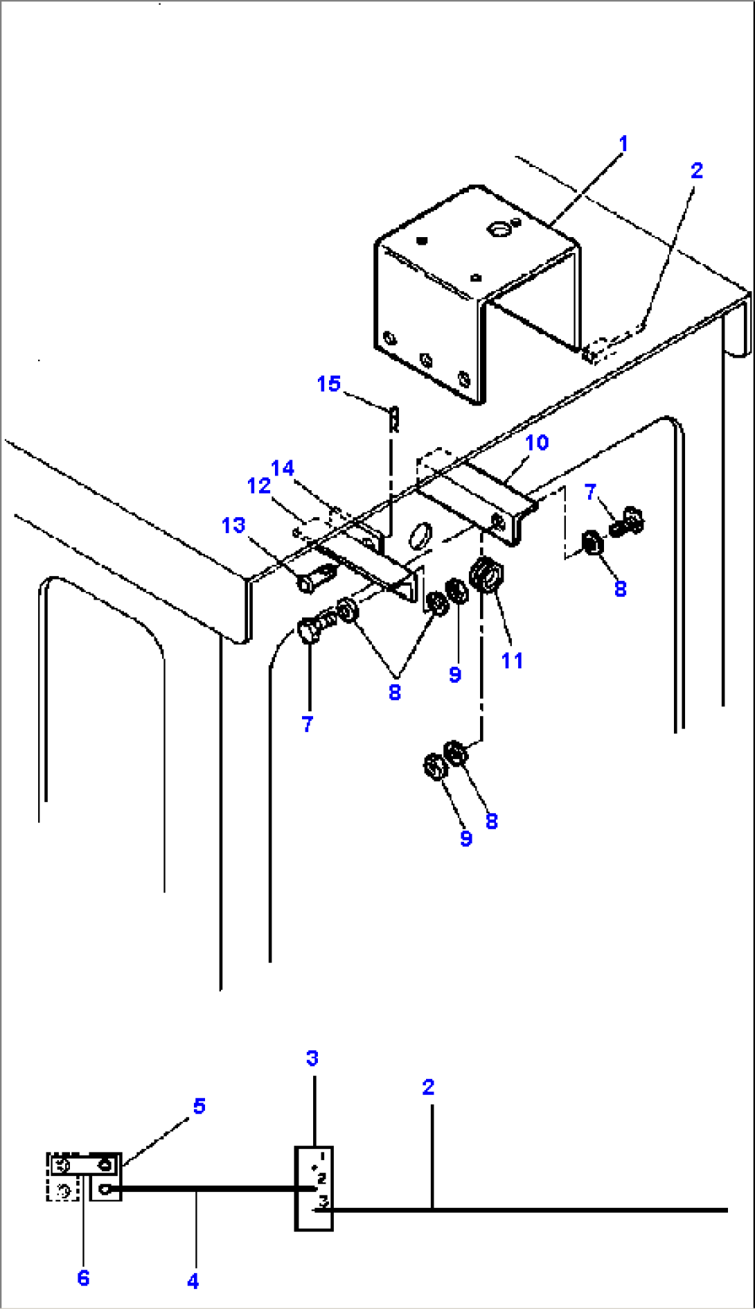 FIG. E5160-01A9 KNOCK-DOWN BRACKET LIGHT MOUNT