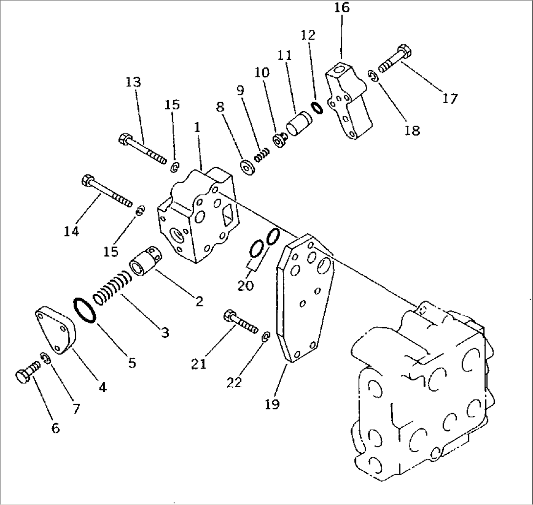 HYDRAULIC TANK AND VALVE (4/9) (FOR POWER ANGLE POWER TILT DOZER AND RIPPER)(#81285-)