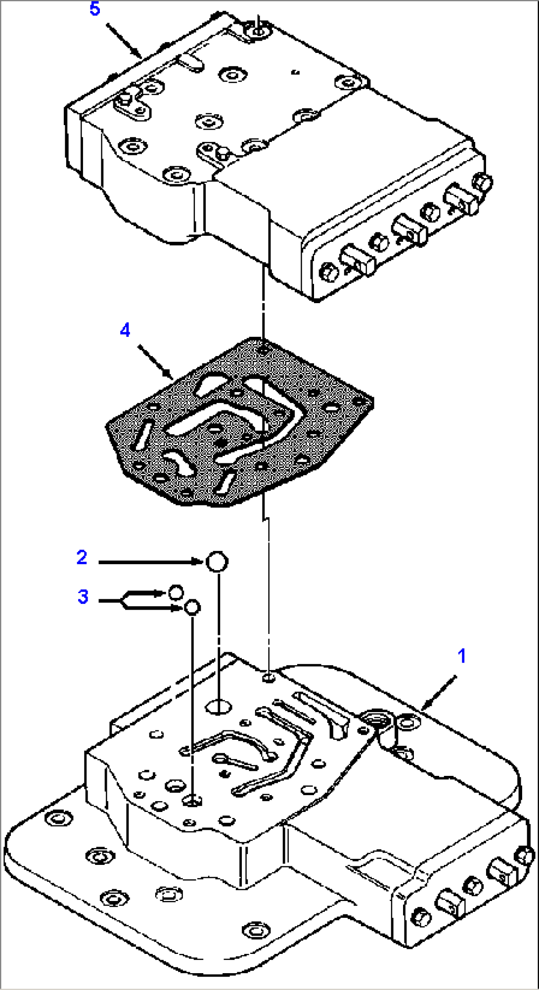 COMPLETE STEERING VALVE WITH BOLTED LEVER BRACKET