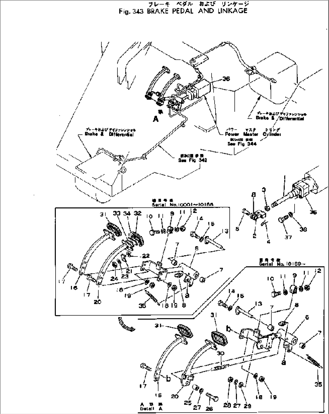 BRAKE PEDAL AND LINKAGE