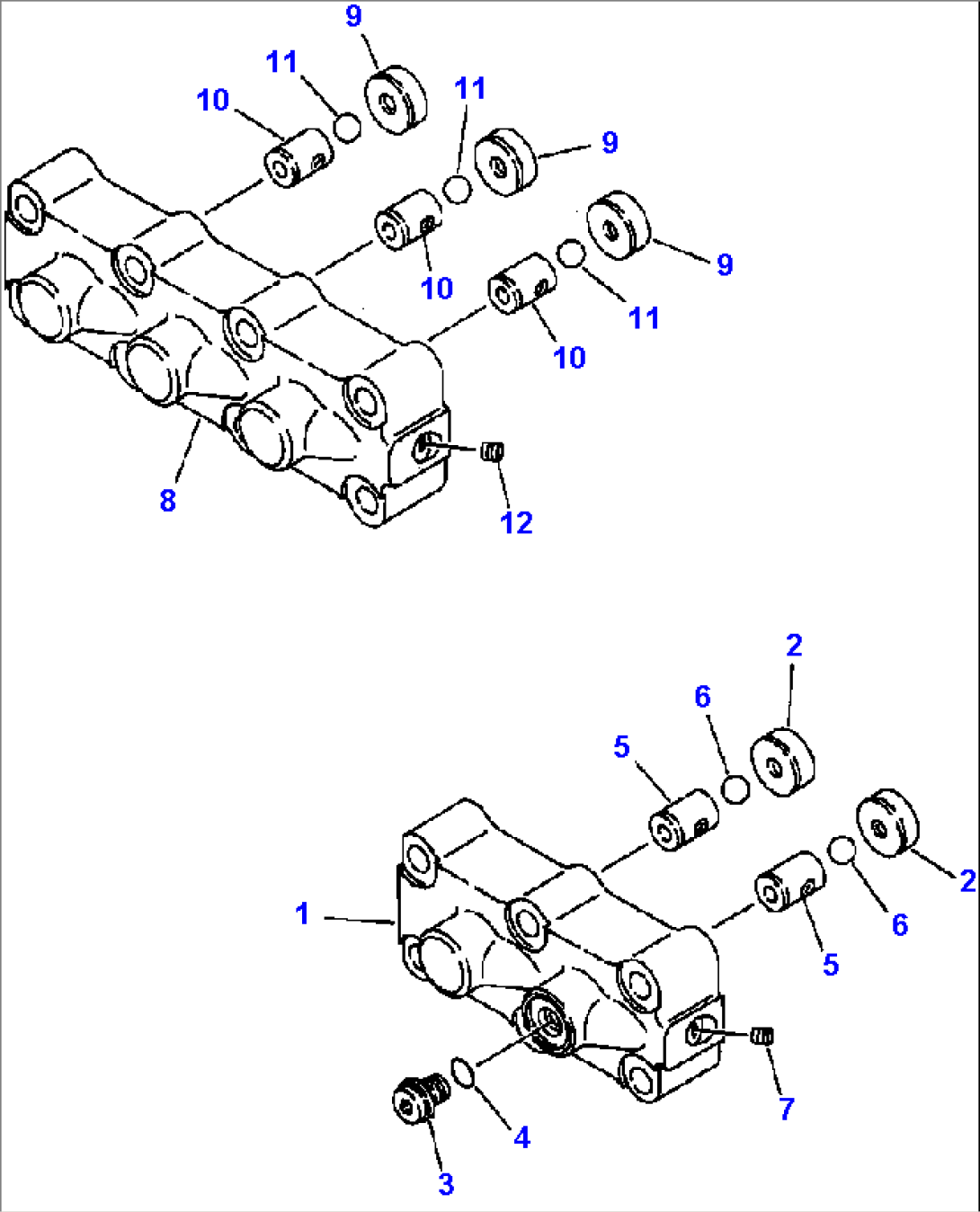 FIG. H0120-54A1 MAIN VALVE (4/13) - 1 ACTUATOR