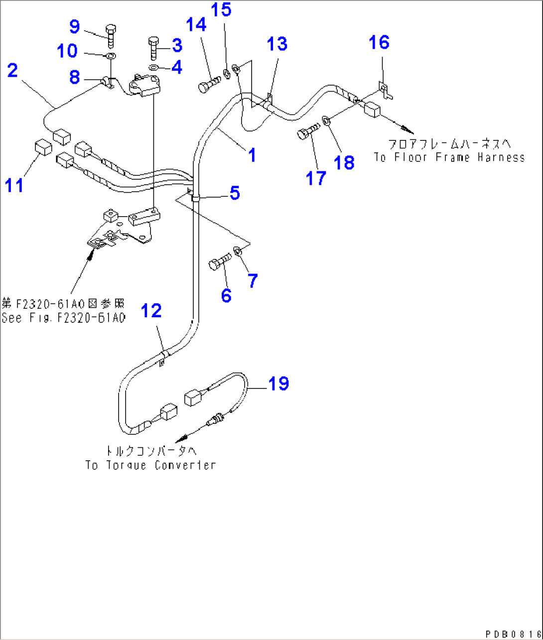 WIRING HARNESS (POWER TRAIN) (FOR GAUGE TYPE PANEL)