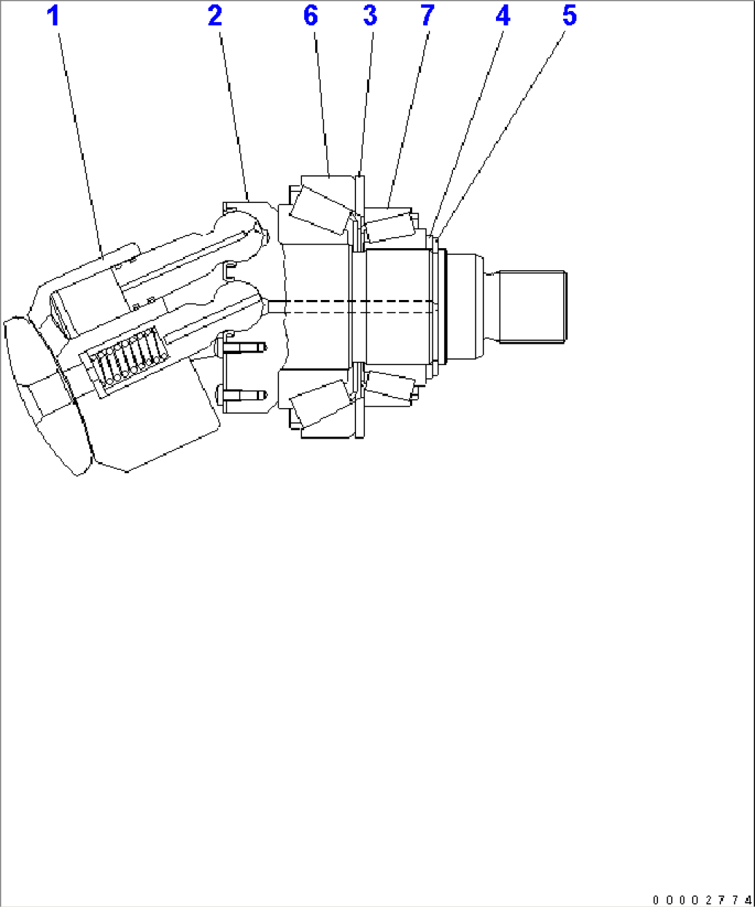 HST MOTOR 1 (2/6)(#75001-)